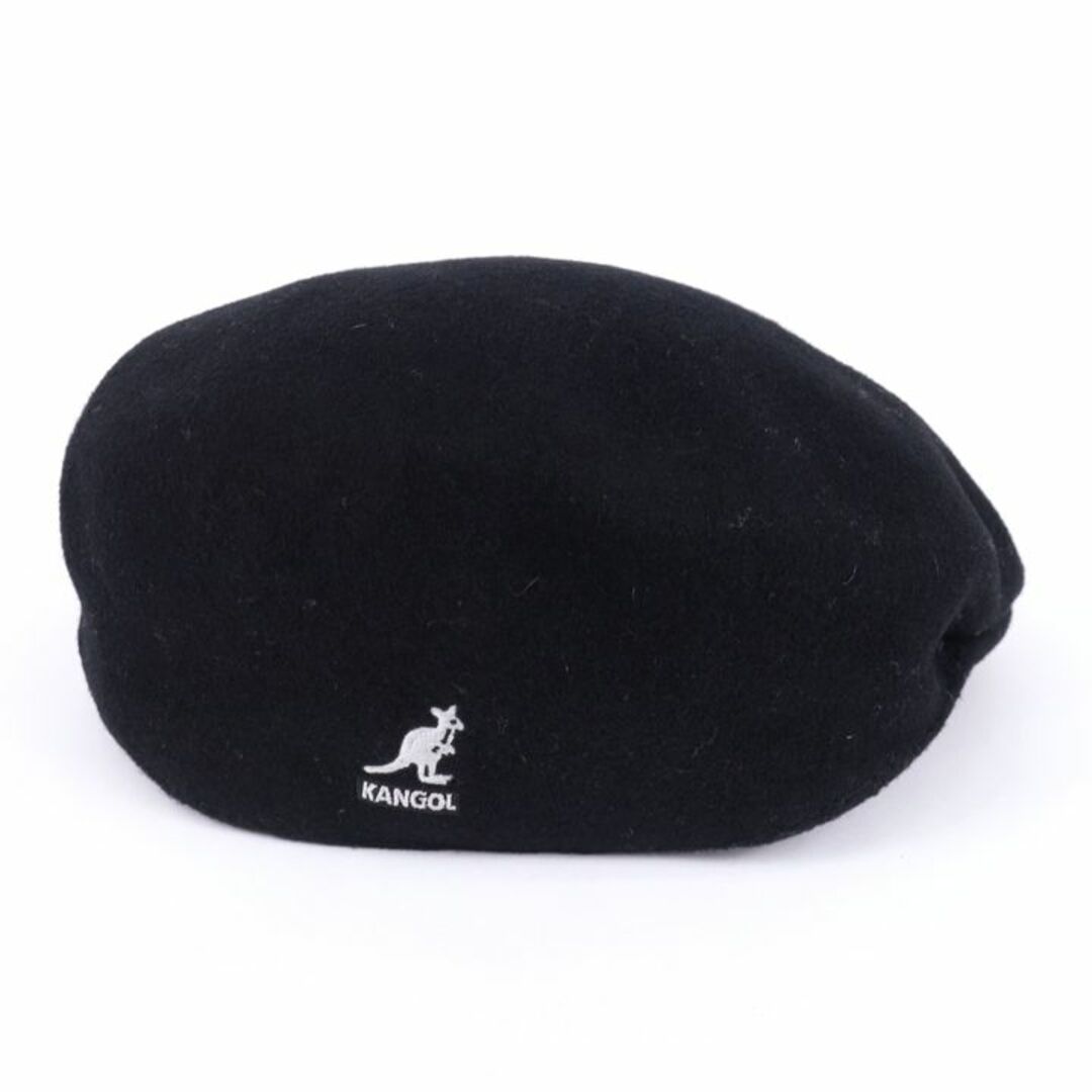 KANGOL(カンゴール)のカンゴール ハンチング Wool 504 ウール100％ ブランド キャップ 帽子 メンズ Mサイズ ブラック KANGOL メンズの帽子(ハンチング/ベレー帽)の商品写真