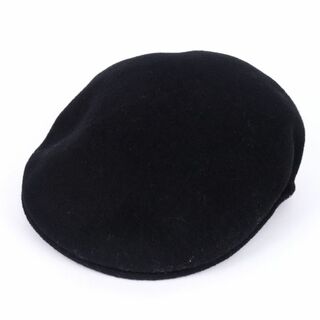 カンゴール(KANGOL)のカンゴール ハンチング Wool 504 ウール100％ ブランド キャップ 帽子 メンズ Mサイズ ブラック KANGOL(ハンチング/ベレー帽)
