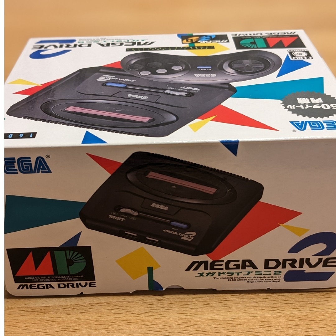 SEGA(セガ)の（匿名・送料込）未使用メガドライブミニ2 HAA-2524 エンタメ/ホビーのゲームソフト/ゲーム機本体(家庭用ゲーム機本体)の商品写真