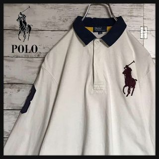 ポロラルフローレン(POLO RALPH LAUREN)の【入手困難】ポロラルフローレン　刺繍ロゴ入りロンＴ　袖ナンバー　A904(Tシャツ/カットソー)