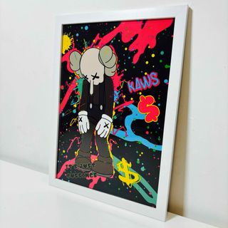 【白額付きポスター】KAWS(カウズ)30ベアブリック(A4サイズ)(ポスター)