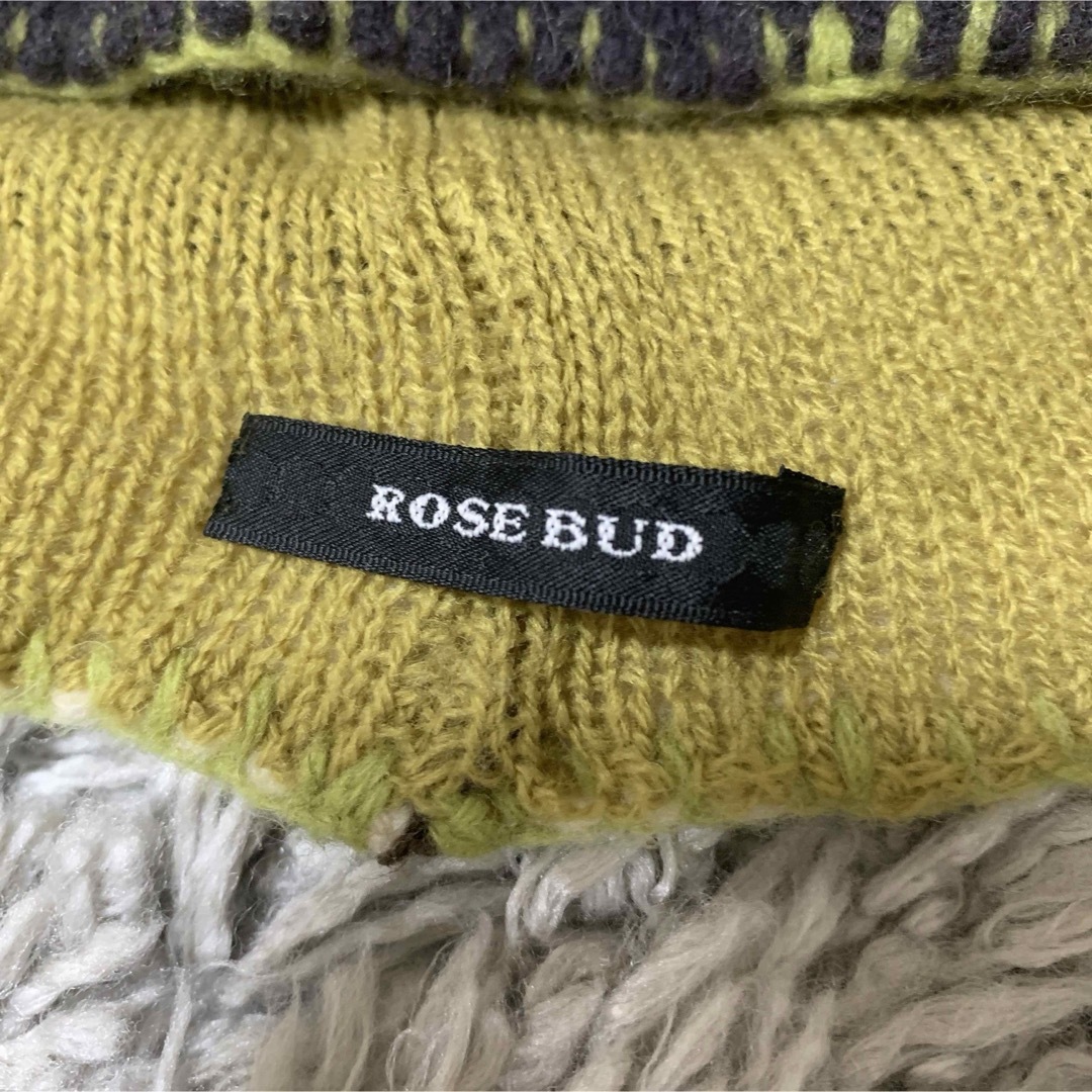 ROSE BUD(ローズバッド)のROSEBUD ニット帽子 レディースの帽子(ニット帽/ビーニー)の商品写真