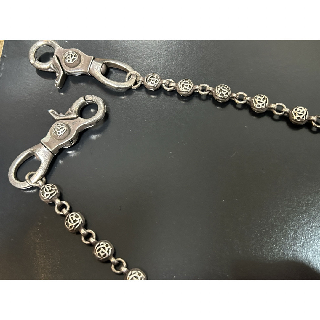 Chrome Hearts(クロムハーツ)のクロムハーツ フローラルボール　ウォレットチェーン　ロング メンズのファッション小物(ウォレットチェーン)の商品写真