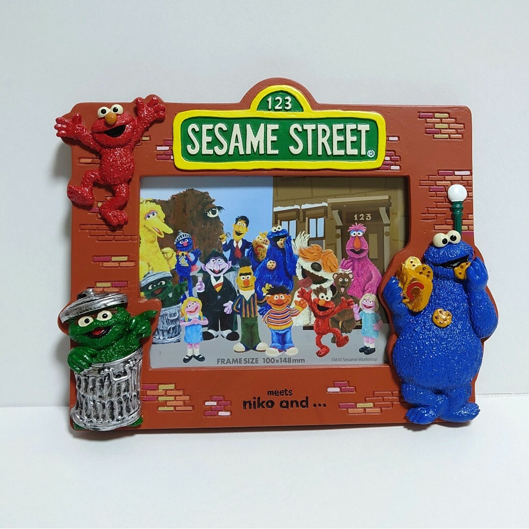 SESAME STREET(セサミストリート)のセサミストリート ニコアンド  写真立て セサミストリートフォトスタンド エンタメ/ホビーのおもちゃ/ぬいぐるみ(キャラクターグッズ)の商品写真