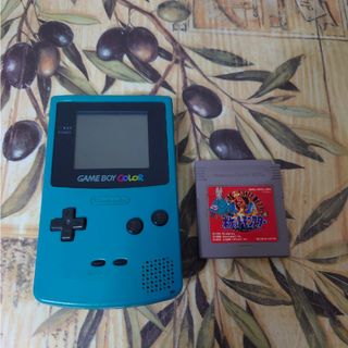 ゲームボーイカラーブルーポケモン赤付き