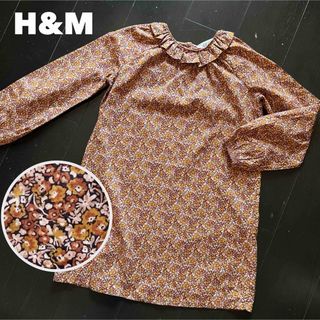 H&M - H&M ハート柄ワンピース 90サイズの通販 by meg｜エイチアンド