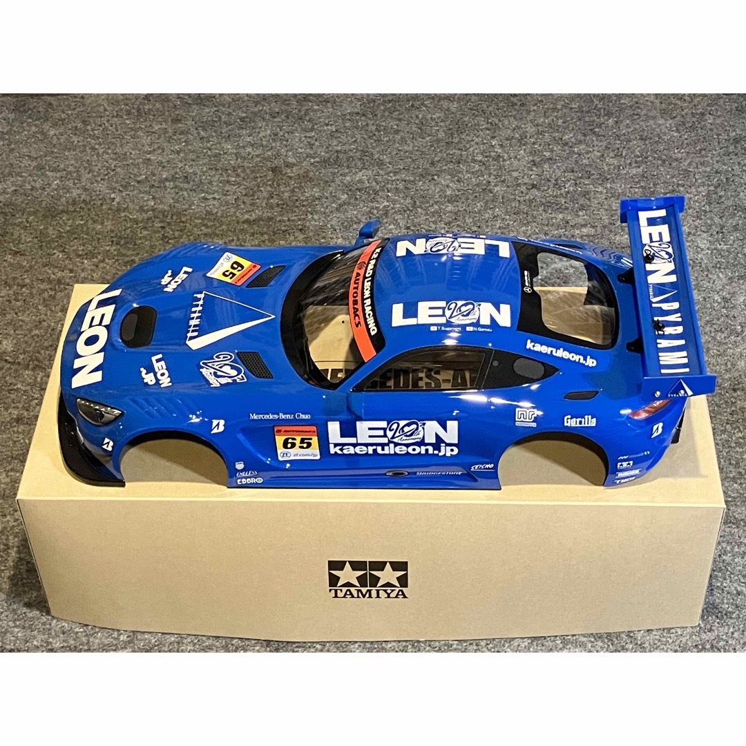 タミヤ ラジコン MERCEDES-AMG GT3 塗装済 スペアボディブルーの タミヤ ラジコン MERCEDES-AMG GT3 塗装済 スペアボディブルーの