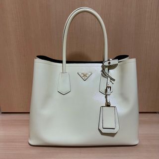 プラダ(PRADA)の【訳あり美品】PRADA ドゥーブレ サフィアーノ トートバッグ(トートバッグ)