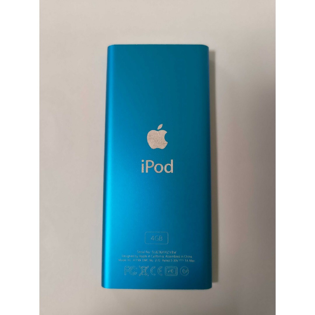 iPod(アイポッド)のiPod nano 第２世代　ブルー スマホ/家電/カメラのオーディオ機器(ポータブルプレーヤー)の商品写真