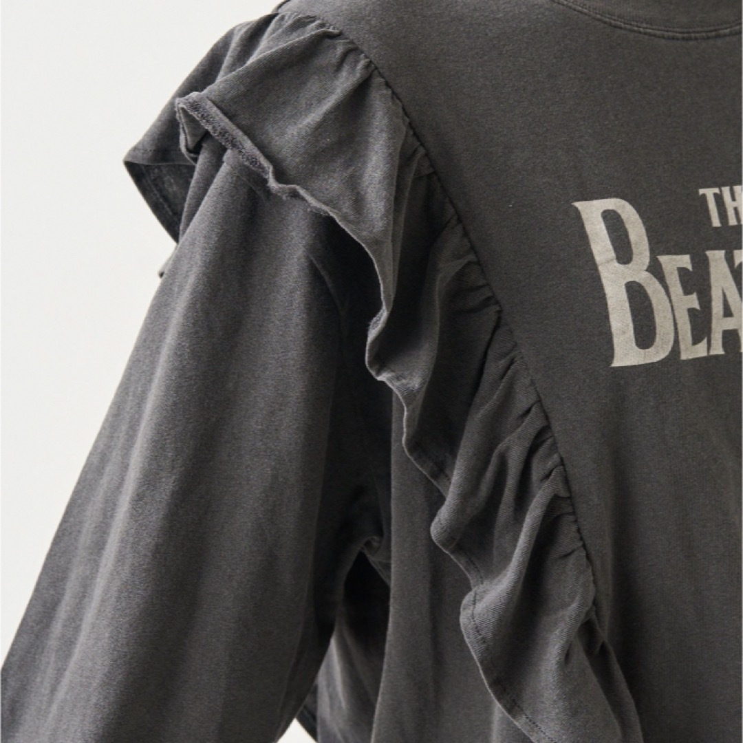 FREAK'S STORE(フリークスストア)の試着のみ【FREAK'S STORE】THE BEATLES フリルロンＴ レディースのトップス(カットソー(長袖/七分))の商品写真