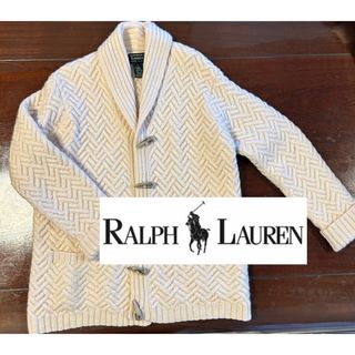 Ralph Lauren - ラルフローレン　ニットコート　厚手　白　ニット　ガウン　コート　カーディガン