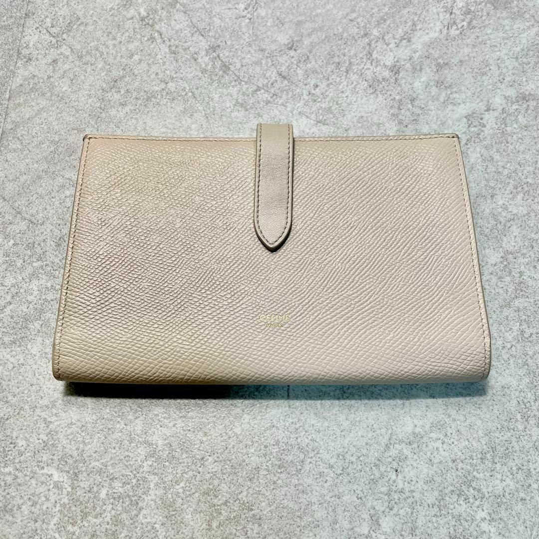 celine(セリーヌ)の【美品✨】CELINE/セリーヌ ラージストラップ ウォレット 二つ折り財布 レディースのファッション小物(財布)の商品写真