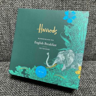 ハロッズ(Harrods)のハロッズ　イングリッシュ ブレックファスト　ティーバッグ100個★紅茶(茶)