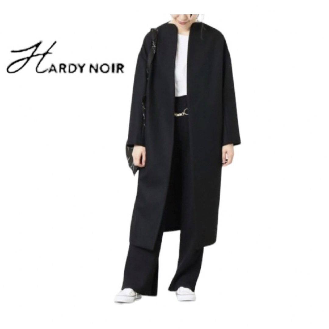 美シルエット【HARDY NOIR】フロントビットコート