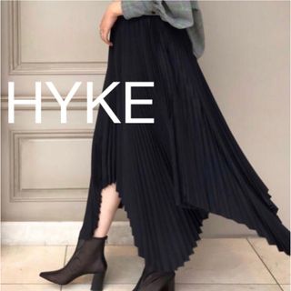 お値下げしました☆HYKEプリーツスカート♡ブラックロングスカート