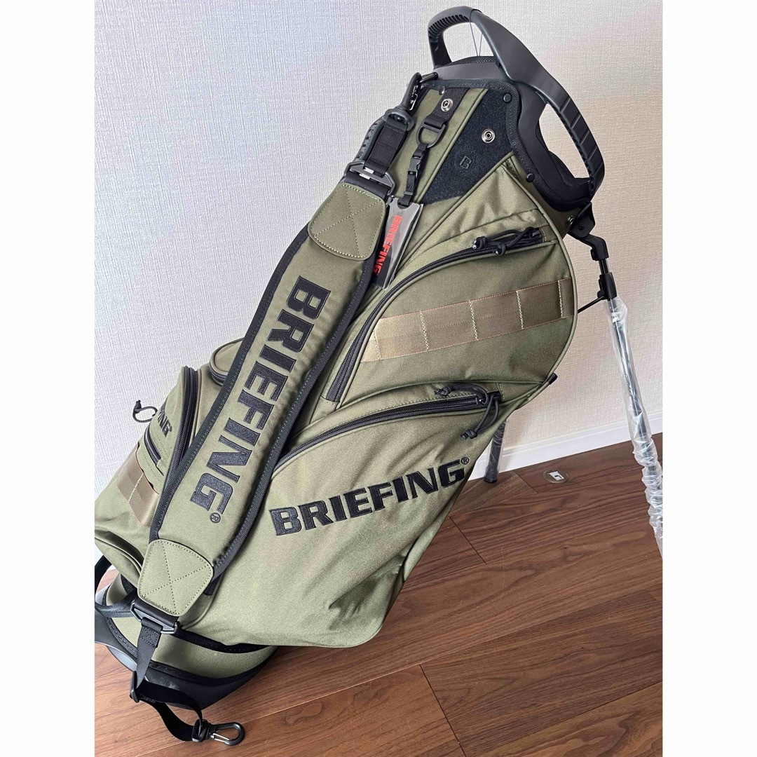 新品未使用】BRIEFINキャディバック 直営店限定モデル オリーブ 新品未使用】BRIEFINキャディバック 直営店限定モデル オリーブ