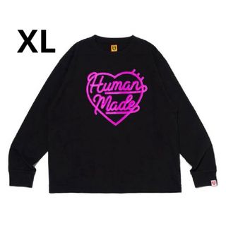 ヒューマンメイド(HUMAN MADE)の新品 HUMAN MADE Heart L/S T-Shirt "Black"(Tシャツ/カットソー(七分/長袖))