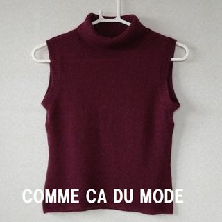 コムサデモード(COMME CA DU MODE)の格安 COMME CA DU MODE（コムサ デ モード）ノースリーブ ニット(ニット/セーター)