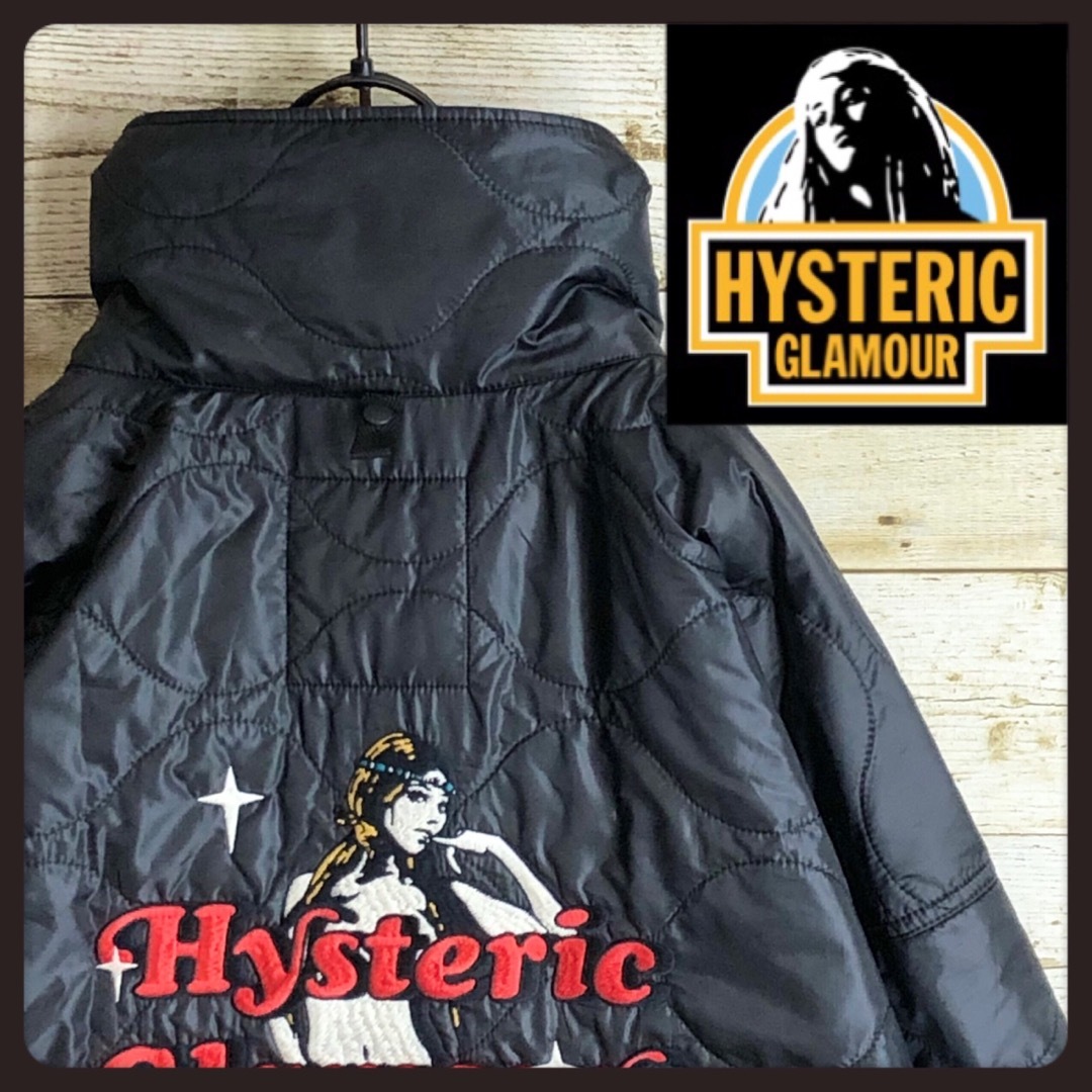 HYSTERIC GLAMOUR(ヒステリックグラマー)のhystericglamour ヒステリックグラマー ブルゾン 刺繍ロゴ入り メンズのジャケット/アウター(ブルゾン)の商品写真