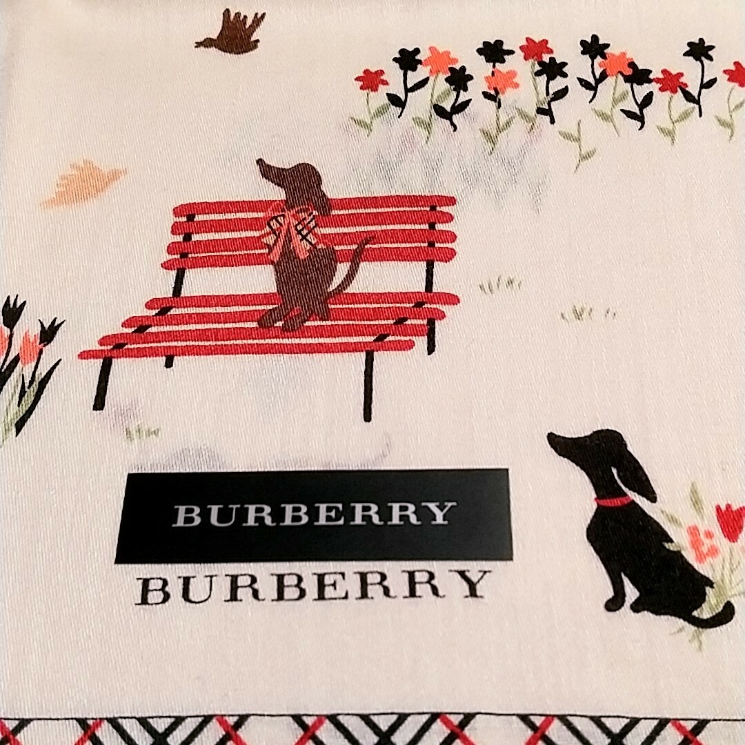 BURBERRY(バーバリー)のBURBERRY ハンカチ わんちゃん レディースのファッション小物(ハンカチ)の商品写真