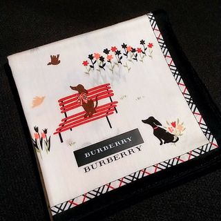 バーバリー(BURBERRY)のBURBERRY ハンカチ わんちゃん(ハンカチ)