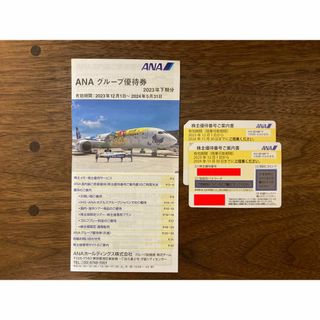 エーエヌエー(ゼンニッポンクウユ)(ANA(全日本空輸))の【最終値下げ・送料込】ANA/全日空株主優待券2枚＋グループ優待券(航空券)