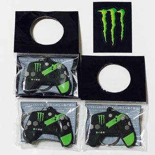 モンスターエナジー(Monster Energy)のモンスターエナジー キーホルダー　コントローラー　ステッカー　シール(ノベルティグッズ)