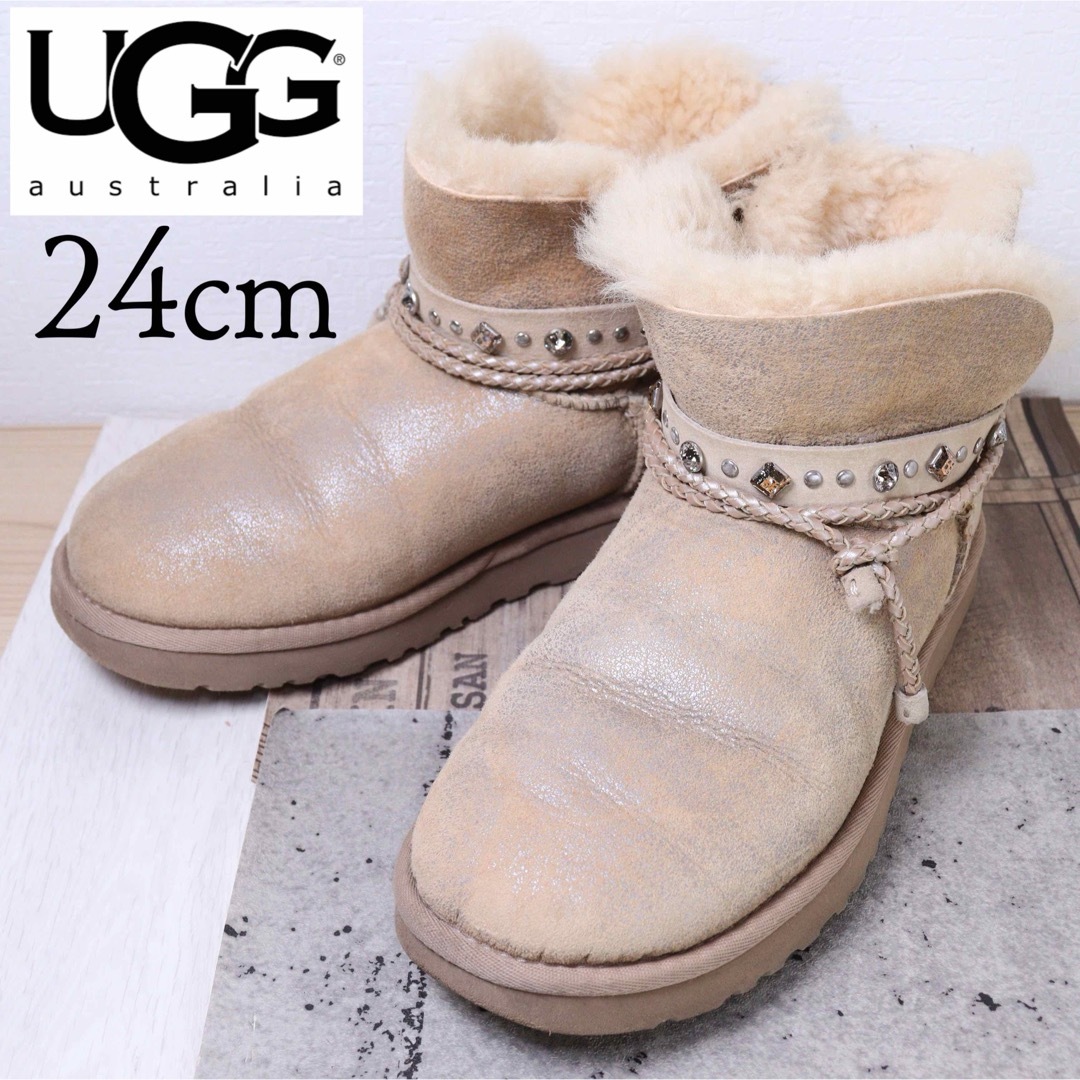 UGG - UGG australia アグ オーストラリア 24 ムートン スワロフスキー