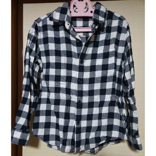 ユニクロ(UNIQLO)の中古ユニクロ　チェックシャツ　120cm(ブラウス)