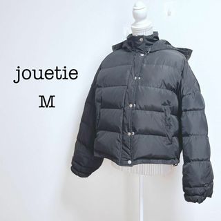 ジュエティ(jouetie)のジュエティ　ダウンジャケット【M】オーバーシルエット　フード取外し可能(ダウンジャケット)