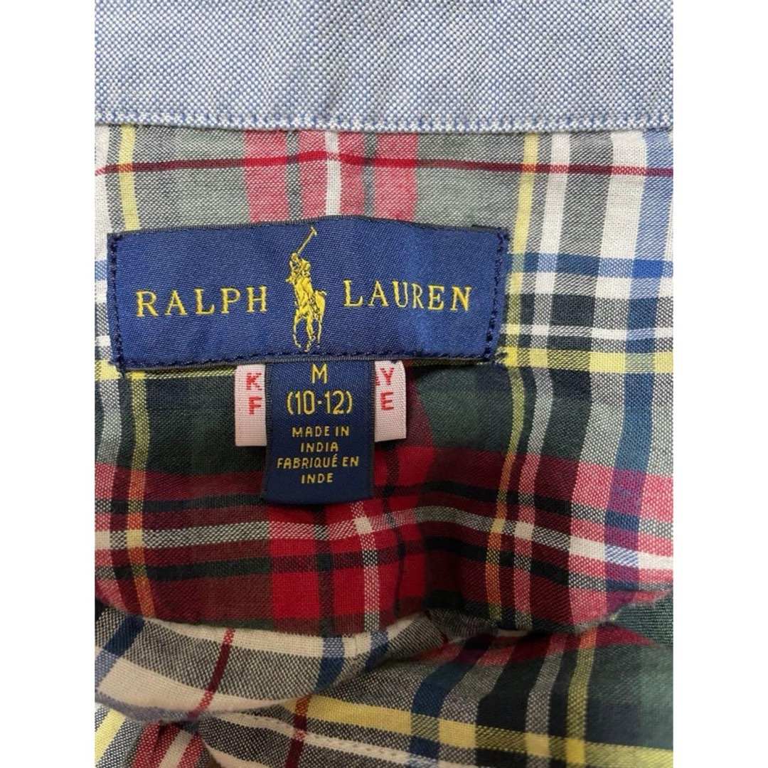 Ralph Lauren(ラルフローレン)のRALPH LAUREN ラルフローレン キッズ M （10-12） 赤系 キッズ/ベビー/マタニティのキッズ服男の子用(90cm~)(ブラウス)の商品写真