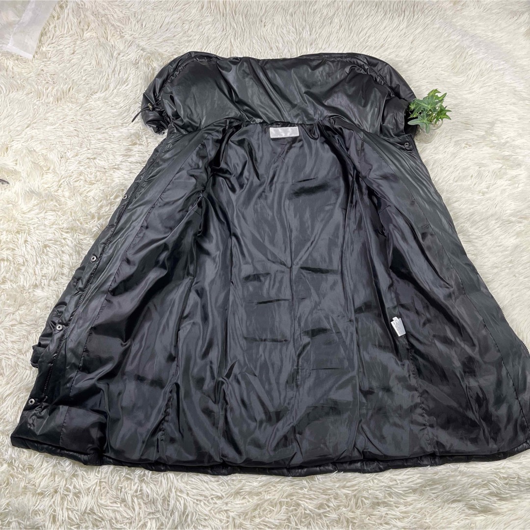 【ESPRITMUR】エスプリミュール　ダウンコート　9号　ブラック　フェザー レディースのジャケット/アウター(ダウンコート)の商品写真