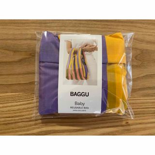 バグゥ(BAGGU)のBAGGU キルトストライプ ベビーサイズ(エコバッグ)