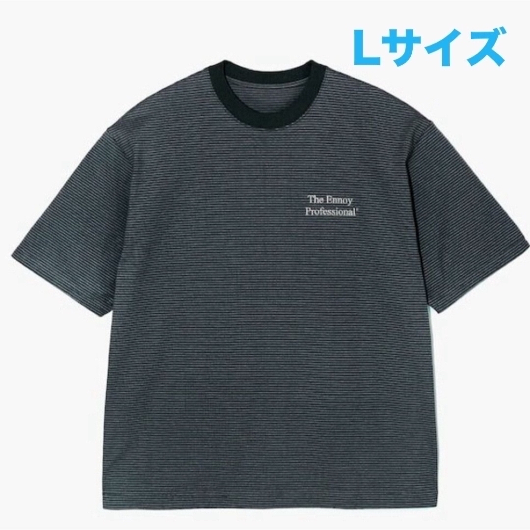 1LDK SELECT(ワンエルディーケーセレクト)のennoy ボーダーTシャツ Lサイズ メンズのトップス(Tシャツ/カットソー(半袖/袖なし))の商品写真