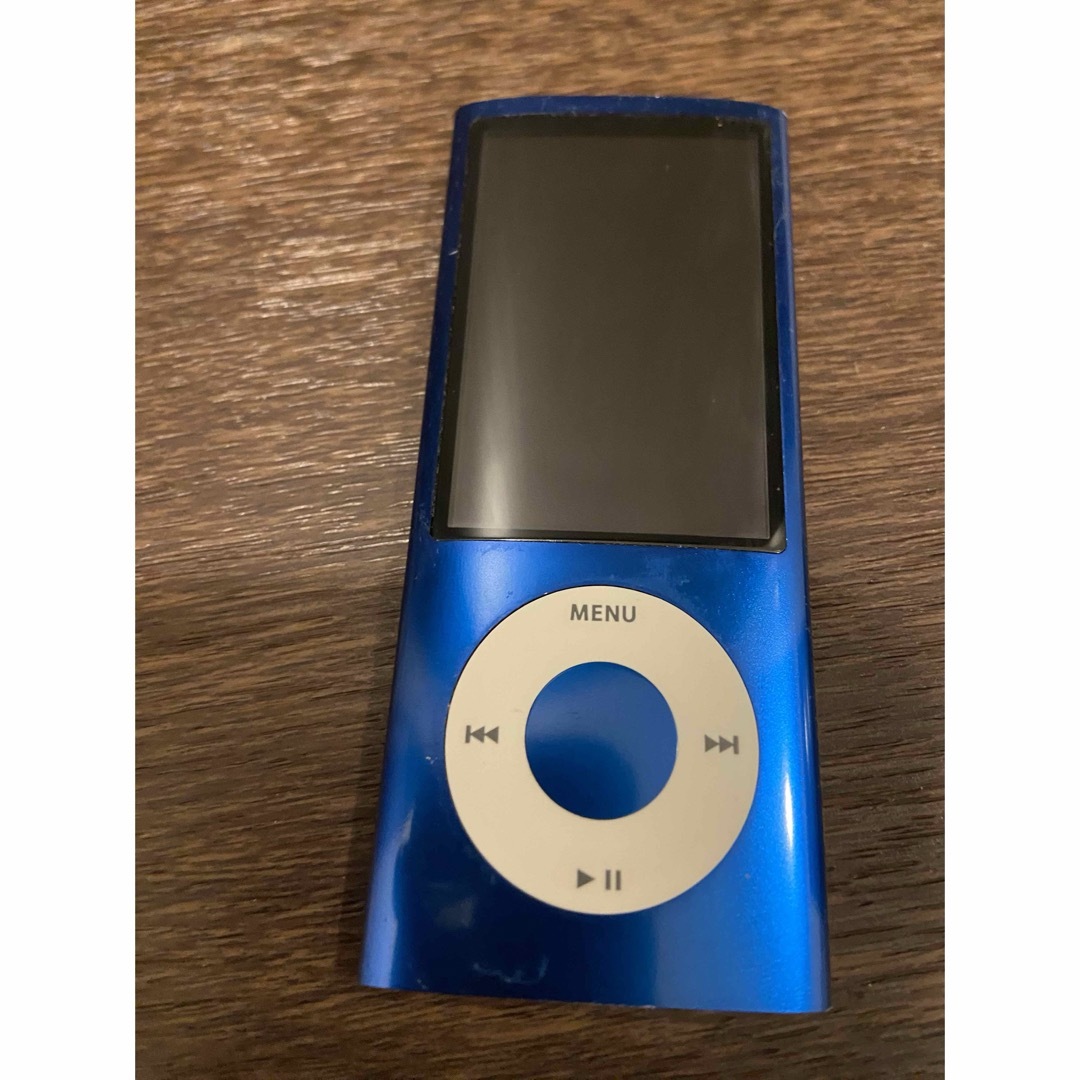 iPod(アイポッド)のiPod nano 第5世代　ブルー スマホ/家電/カメラのオーディオ機器(ポータブルプレーヤー)の商品写真