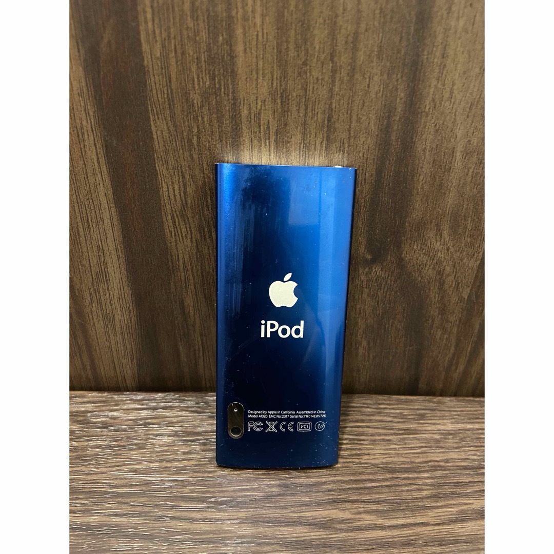 iPod(アイポッド)のiPod nano 第5世代　ブルー スマホ/家電/カメラのオーディオ機器(ポータブルプレーヤー)の商品写真