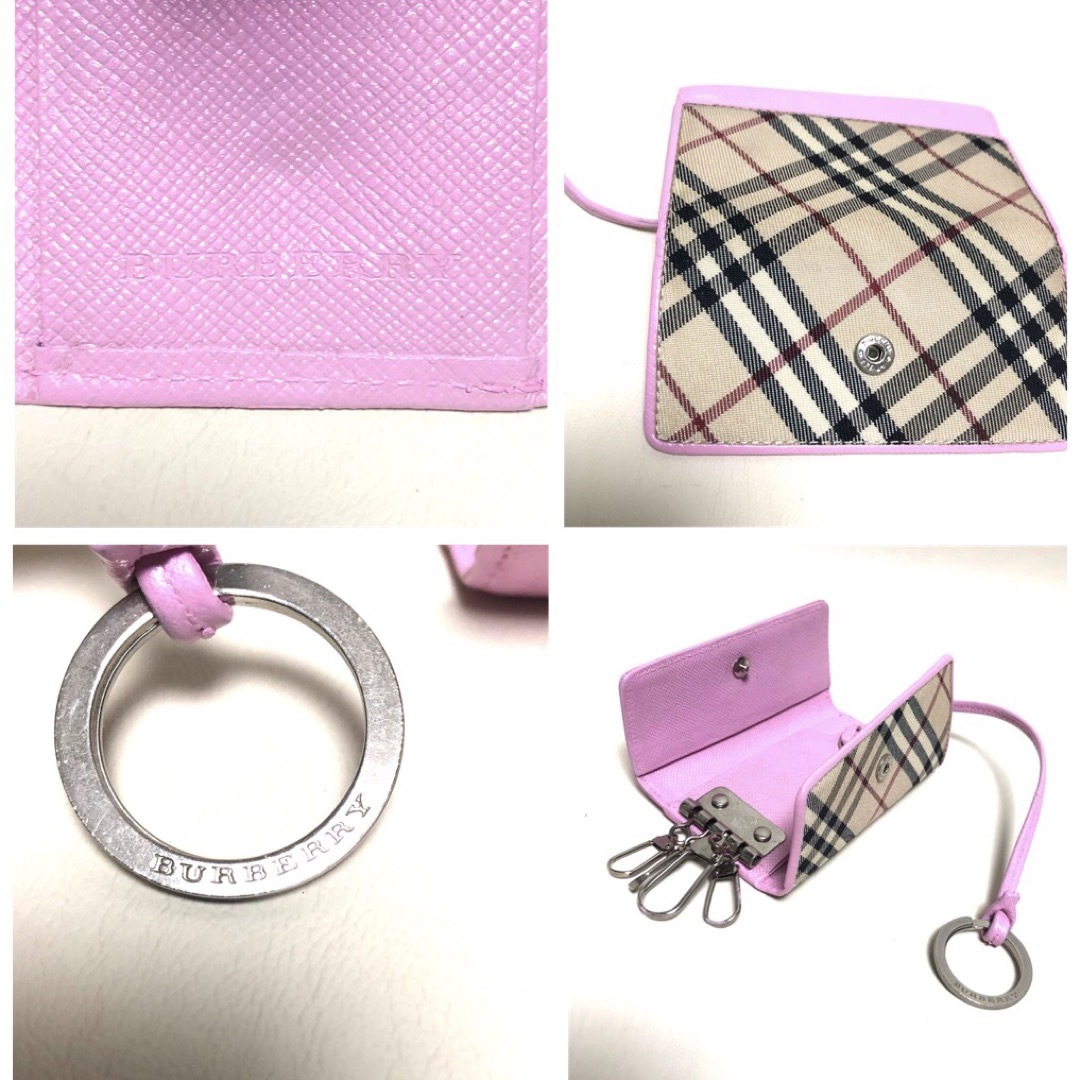 BURBERRY(バーバリー)のBURBERRY バーバリー ノヴァチェック 4連キーケース キーリング付き レディースのファッション小物(キーケース)の商品写真