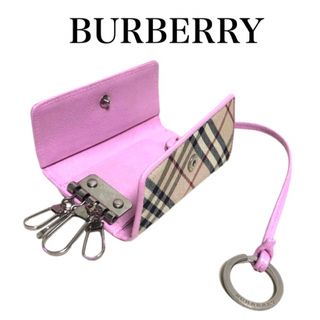 バーバリー(BURBERRY)のBURBERRY バーバリー ノヴァチェック 4連キーケース キーリング付き(キーケース)