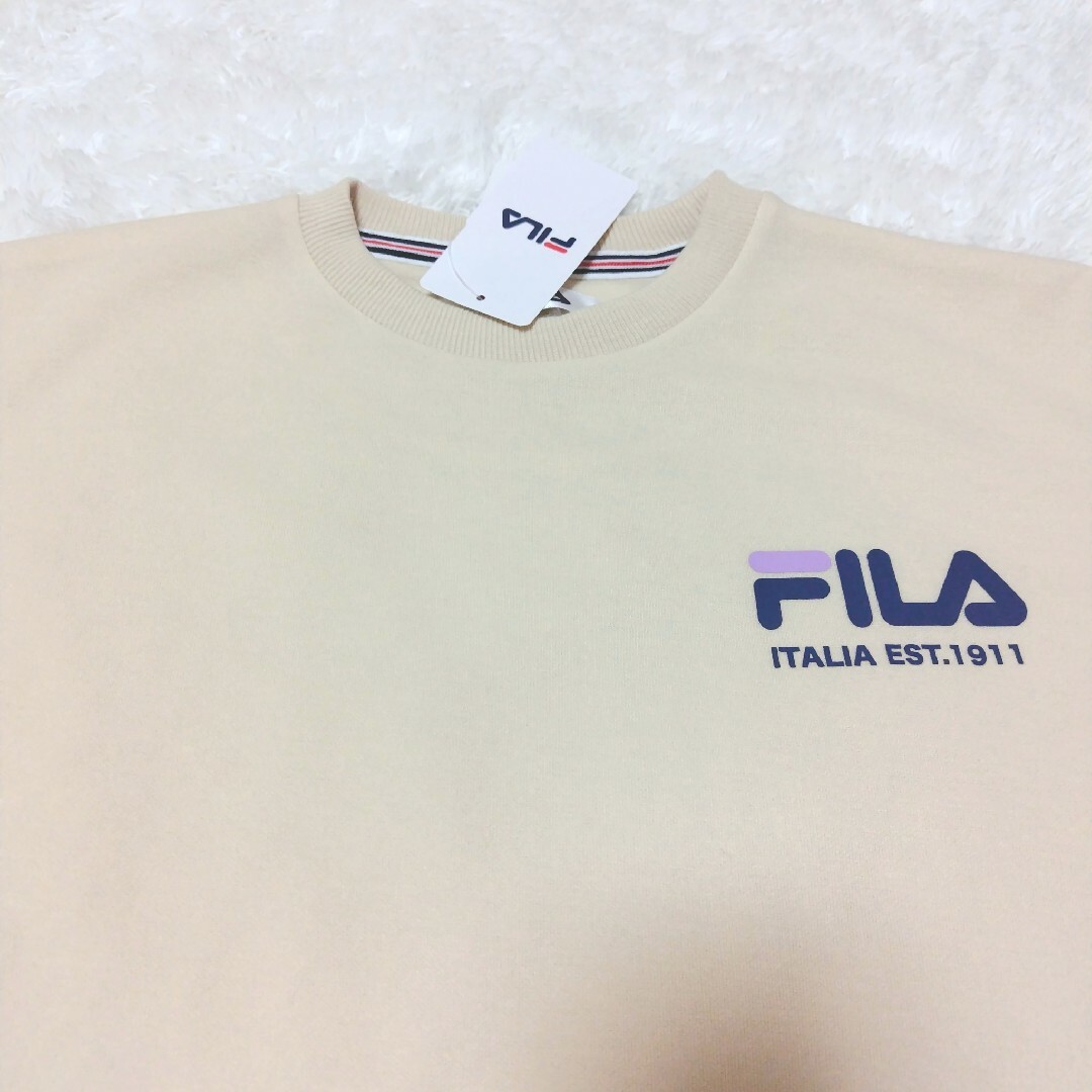 FILA(フィラ)のFILA 長袖 パジャマ 130 新品 ベージュ キッズ/ベビー/マタニティのキッズ服女の子用(90cm~)(パジャマ)の商品写真