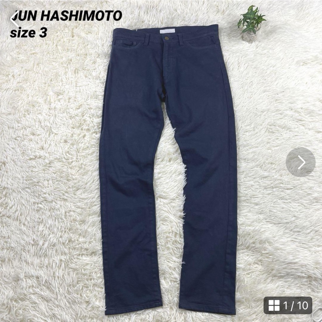 junhashimoto(ジュンハシモト)の【JUN HASHIMOTO】ジュンハシモト（3）パンツ　カジュアル　ネイビー メンズのパンツ(その他)の商品写真