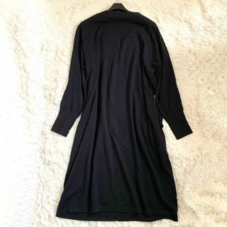 美品✨イエナ ロングワンピース ニット フルニードル 長袖 黒