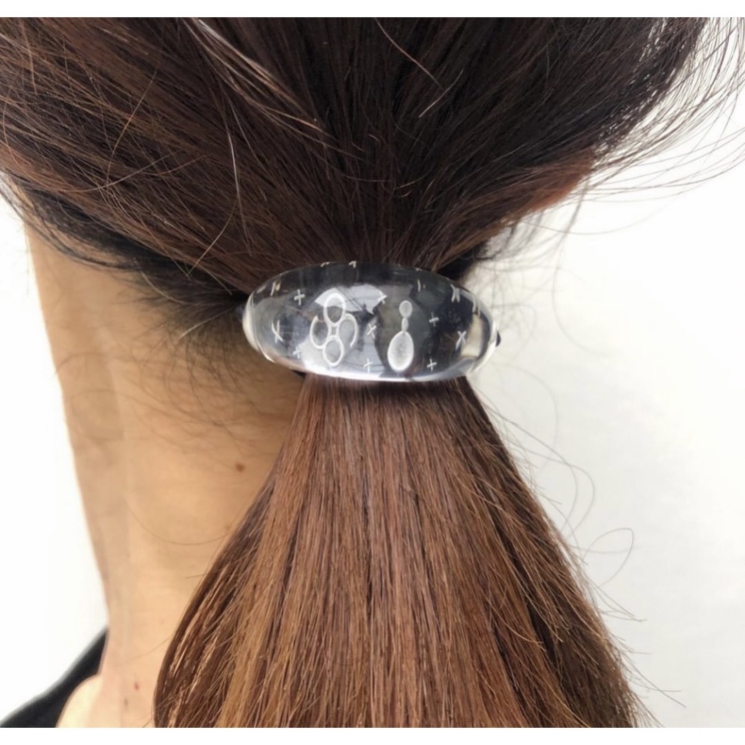 colette malouf(コレットマルーフ)の新品　THBT コレットマルーフ　ムーンライトポニー　クリア レディースのヘアアクセサリー(ヘアゴム/シュシュ)の商品写真