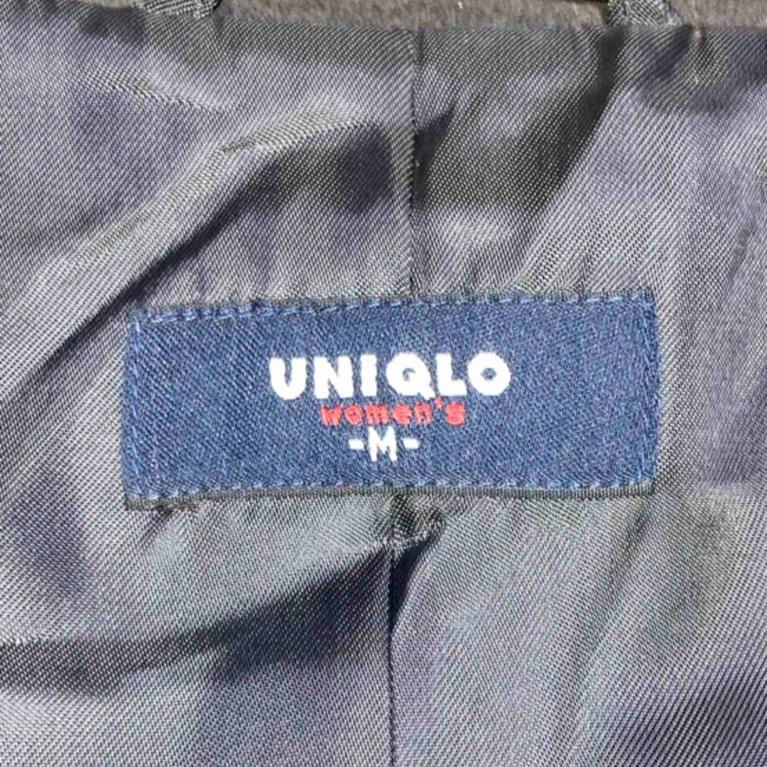 UNIQLO(ユニクロ)の⭐️UNIQLOスタンドカラー 人工皮革 ジャケット プルオーバー M ブラック レディースのジャケット/アウター(ノーカラージャケット)の商品写真