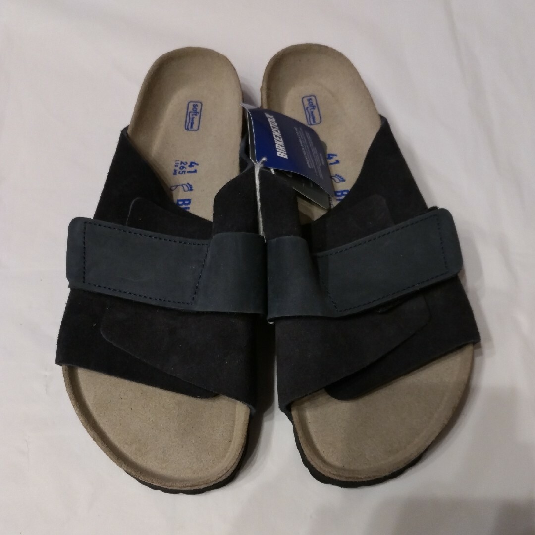 BIRKENSTOCK(ビルケンシュトック)のもず様専用BIRKENSTOCK Kyoto　ネイビー　41（26.5cm）新品 メンズの靴/シューズ(サンダル)の商品写真