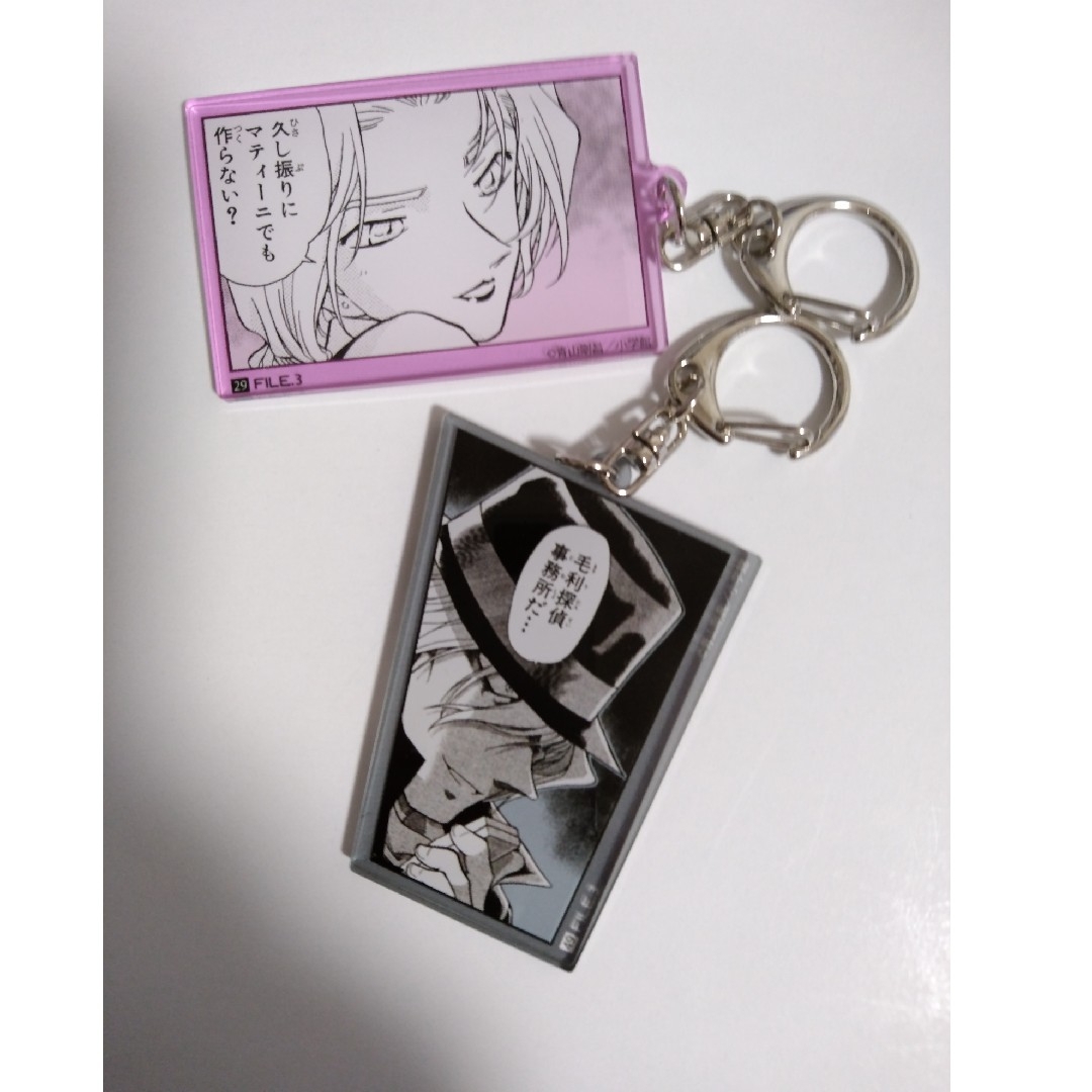 新品 2点 ベルモット ジン 名探偵コナン展 アクリル キーホルダー アクキー エンタメ/ホビーのアニメグッズ(キーホルダー)の商品写真