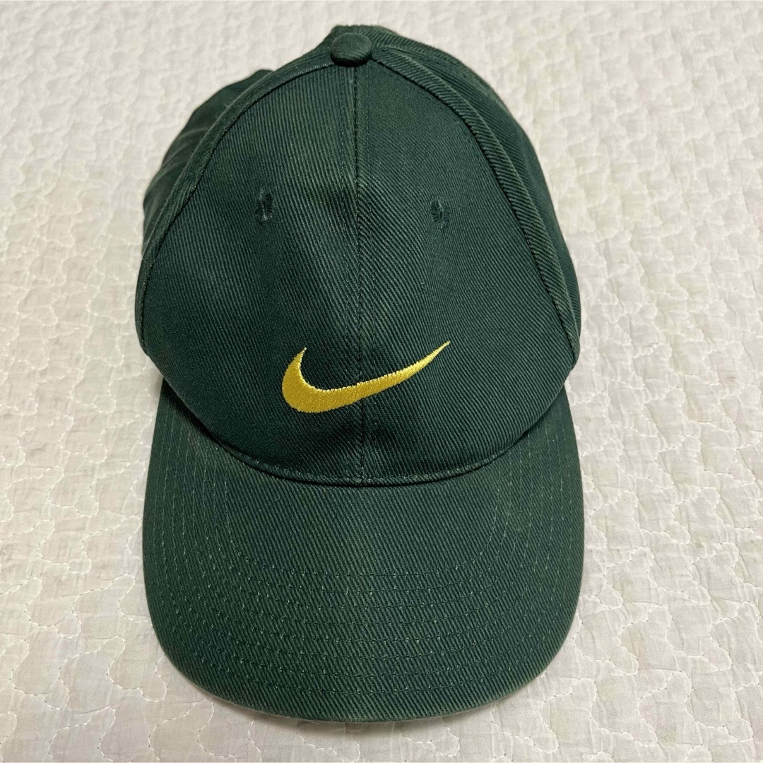 NIKE(ナイキ)のNIKE ヴィンテージ90’sキャップ グリーン メンズの帽子(キャップ)の商品写真