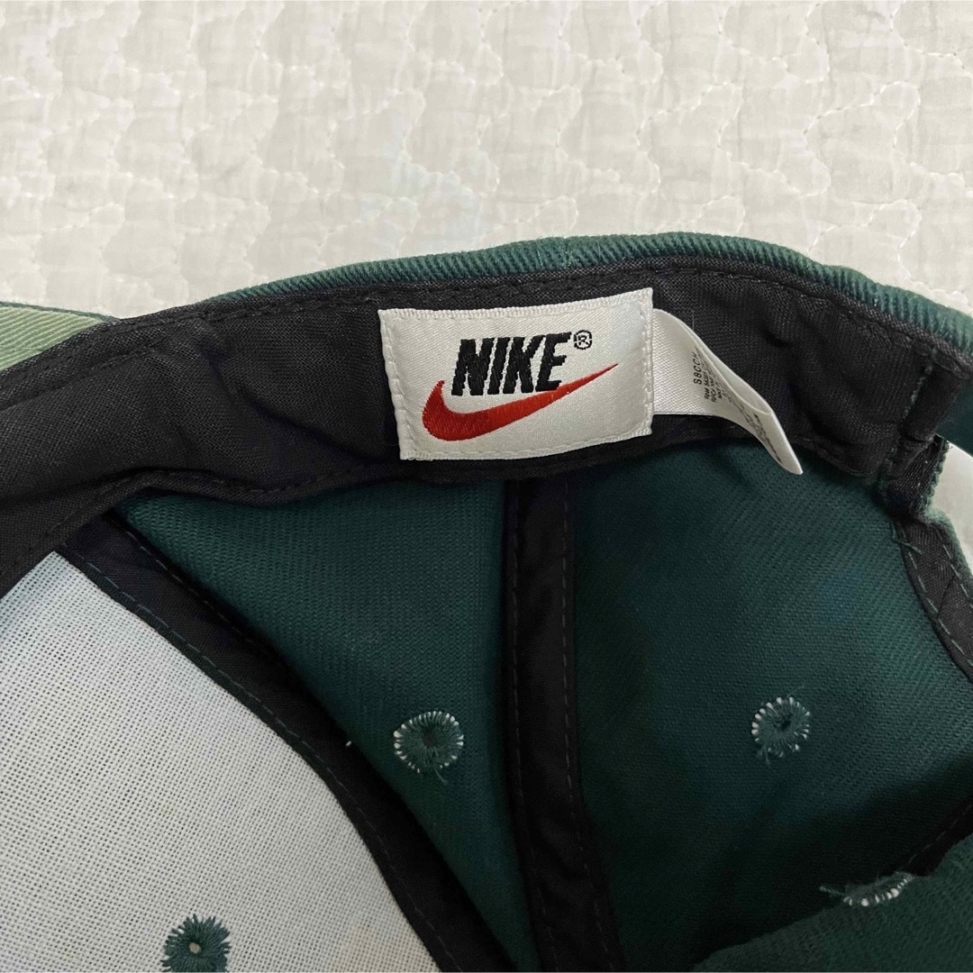 NIKE(ナイキ)のNIKE ヴィンテージ90’sキャップ グリーン メンズの帽子(キャップ)の商品写真