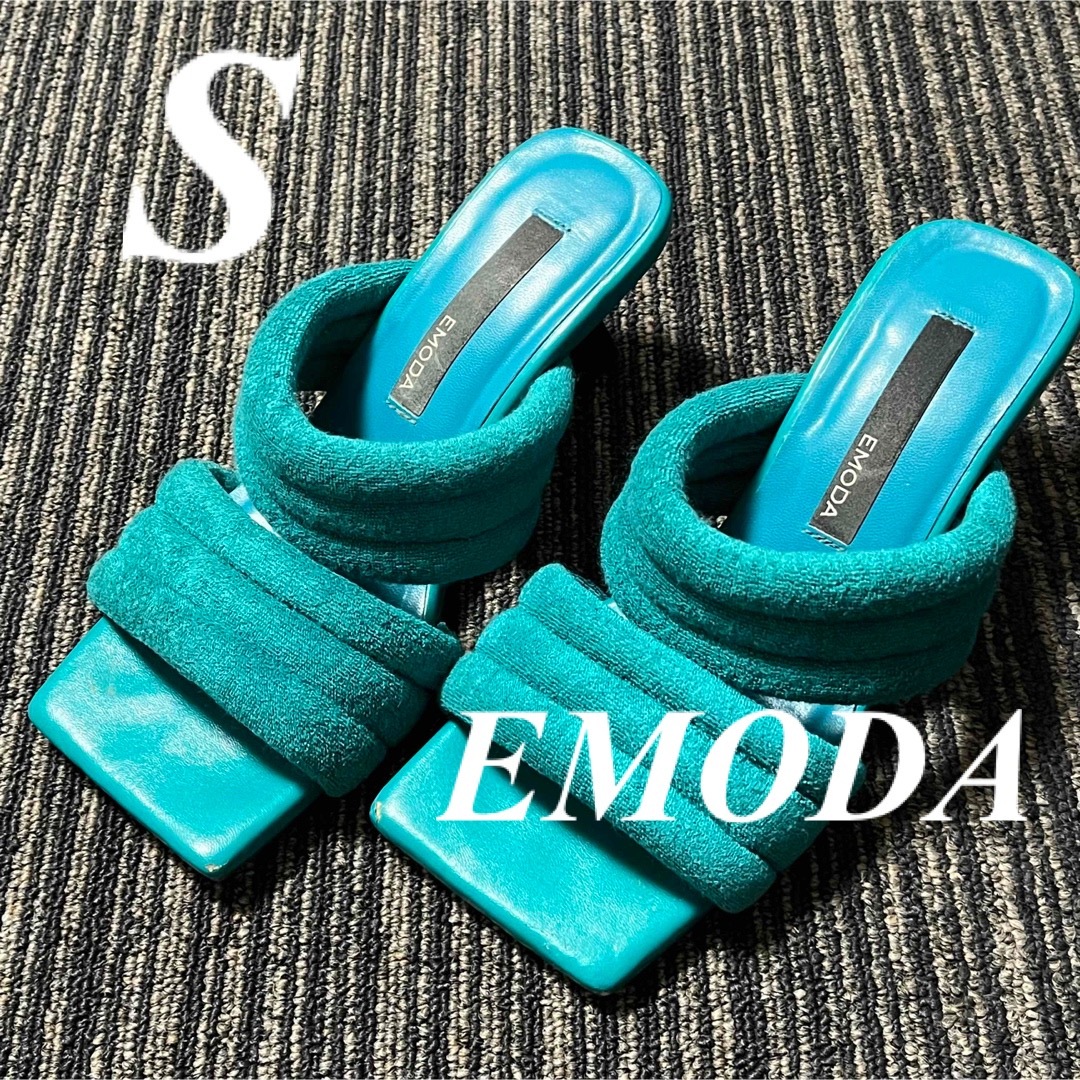 EMODA(エモダ)の大特価セール中　エモダ　EMODA♡厚底スクエアサンダル　約22cm S 即発送 レディースの靴/シューズ(サンダル)の商品写真