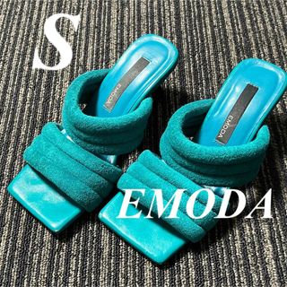 エモダ(EMODA)の大特価セール中　エモダ　EMODA♡厚底スクエアサンダル　約22cm S 即発送(サンダル)