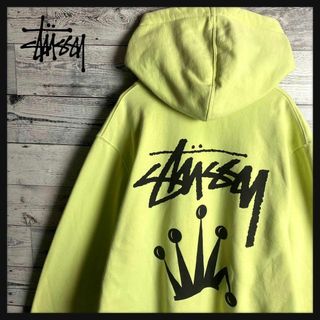 ステューシー(STUSSY)の【超人気デザイン】ステューシー☆ クラウン バックプリント パーカー(パーカー)